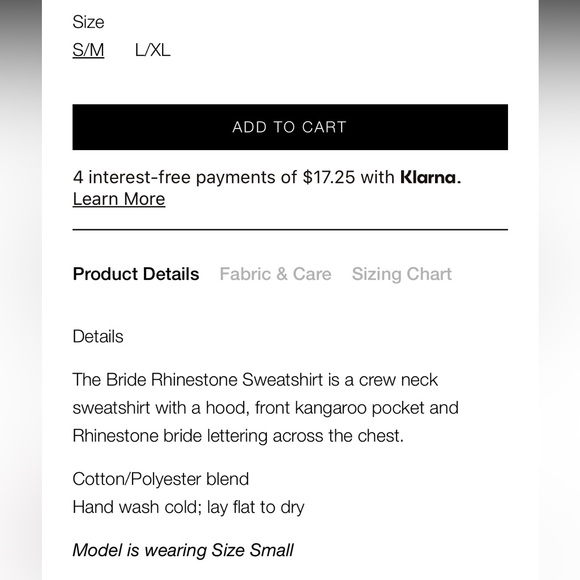 Beach Riot BRIDE Rhinestone Sweatshirt - Picture 3 of 8